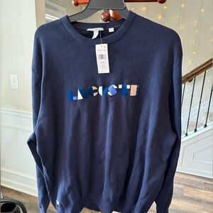 Lacoste Logo Spell Out Sweater Pullover Jumper Men’s
